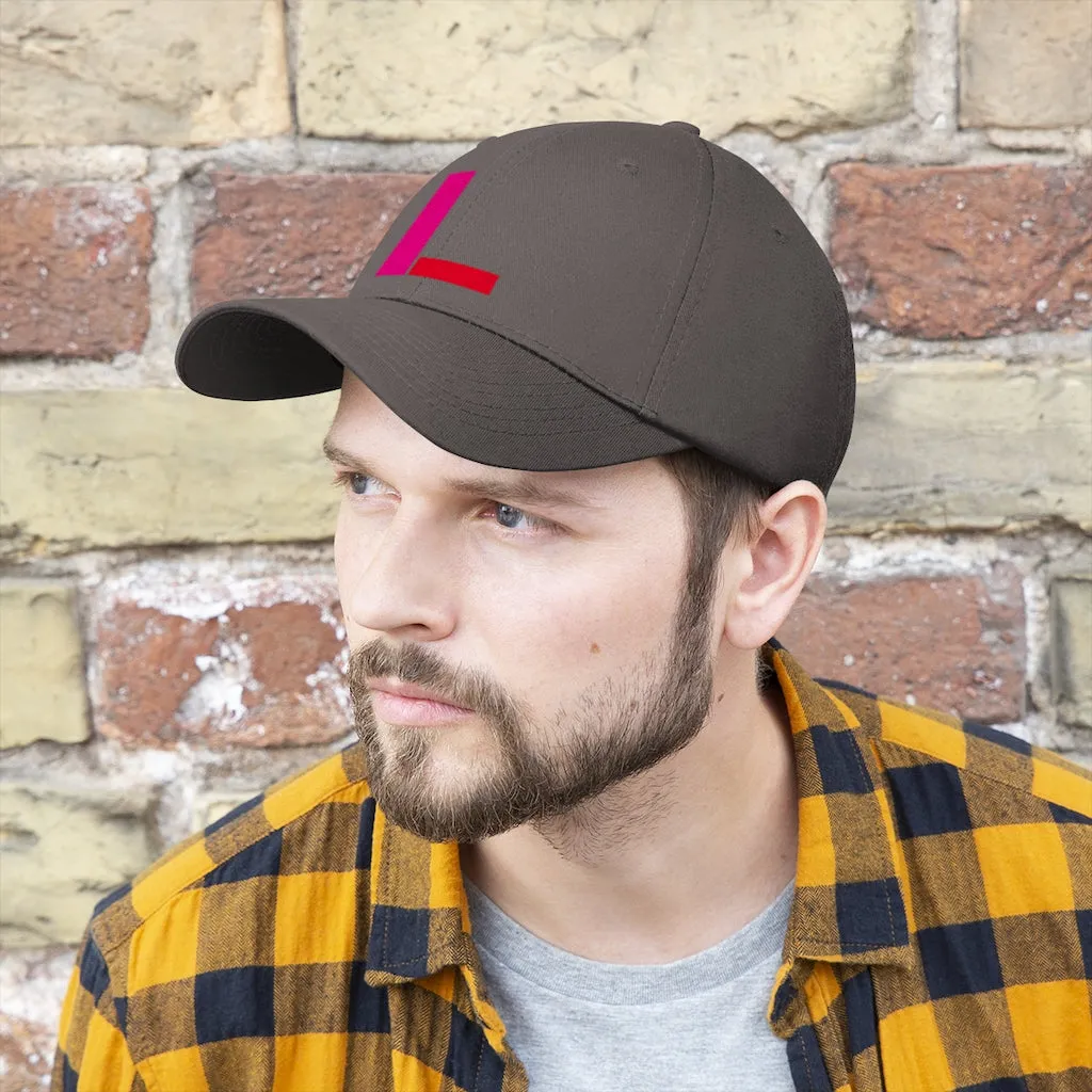 "L" Initial Adult Cap
