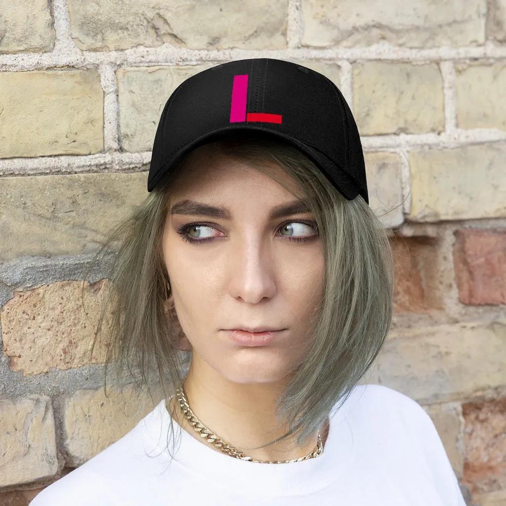 "L" Initial Adult Cap