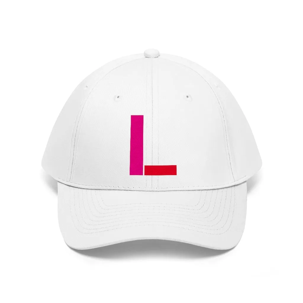 "L" Initial Adult Cap