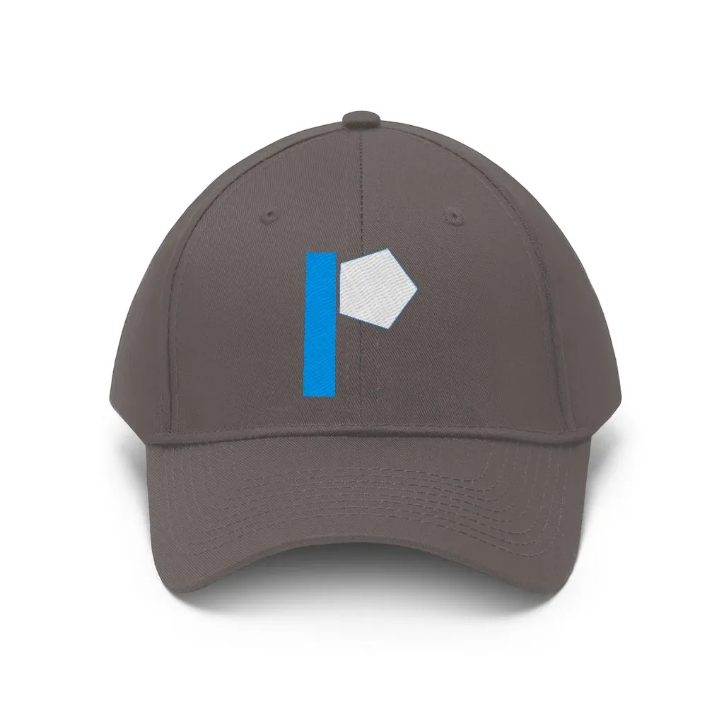 "P" Initial Adult Cap