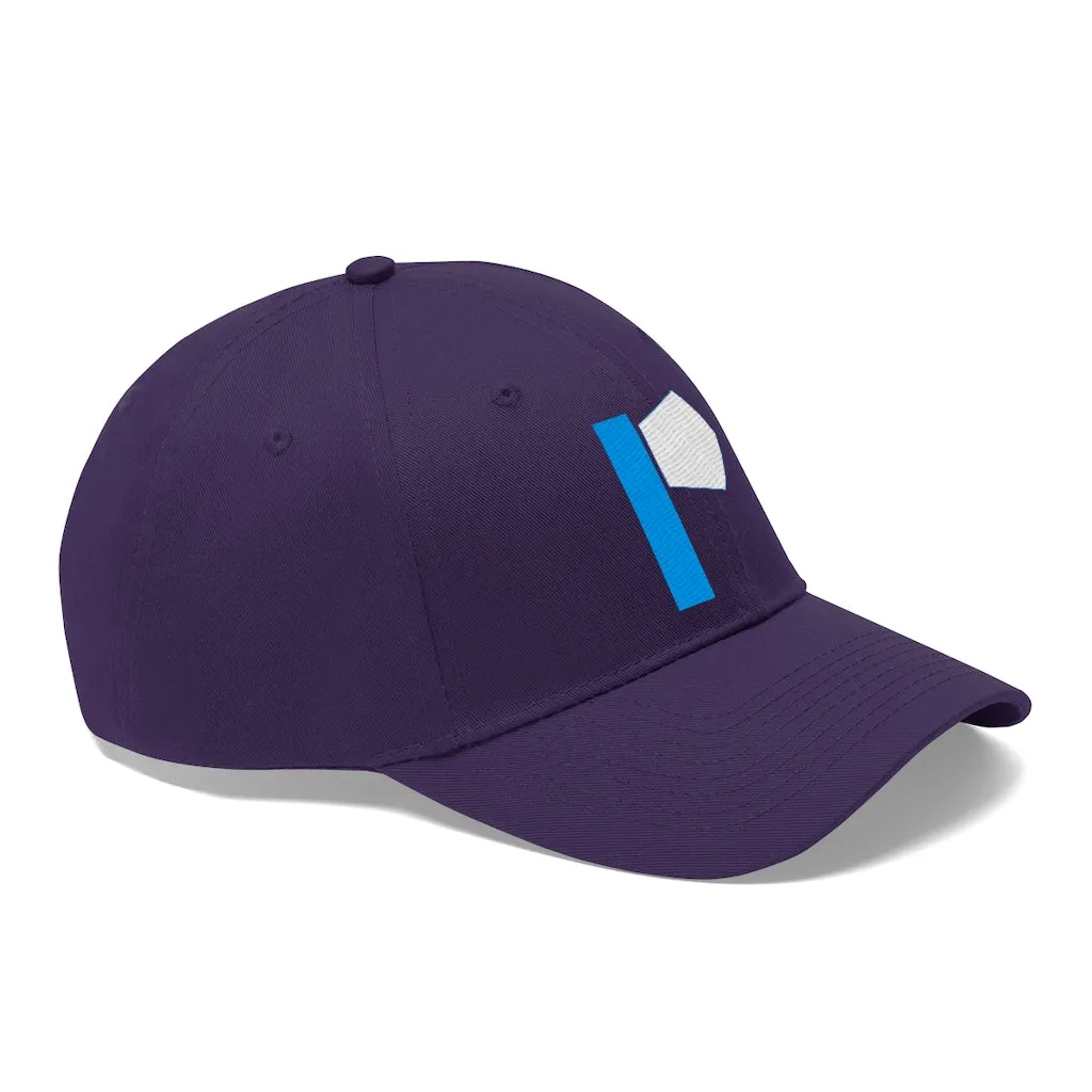 "P" Initial Adult Cap