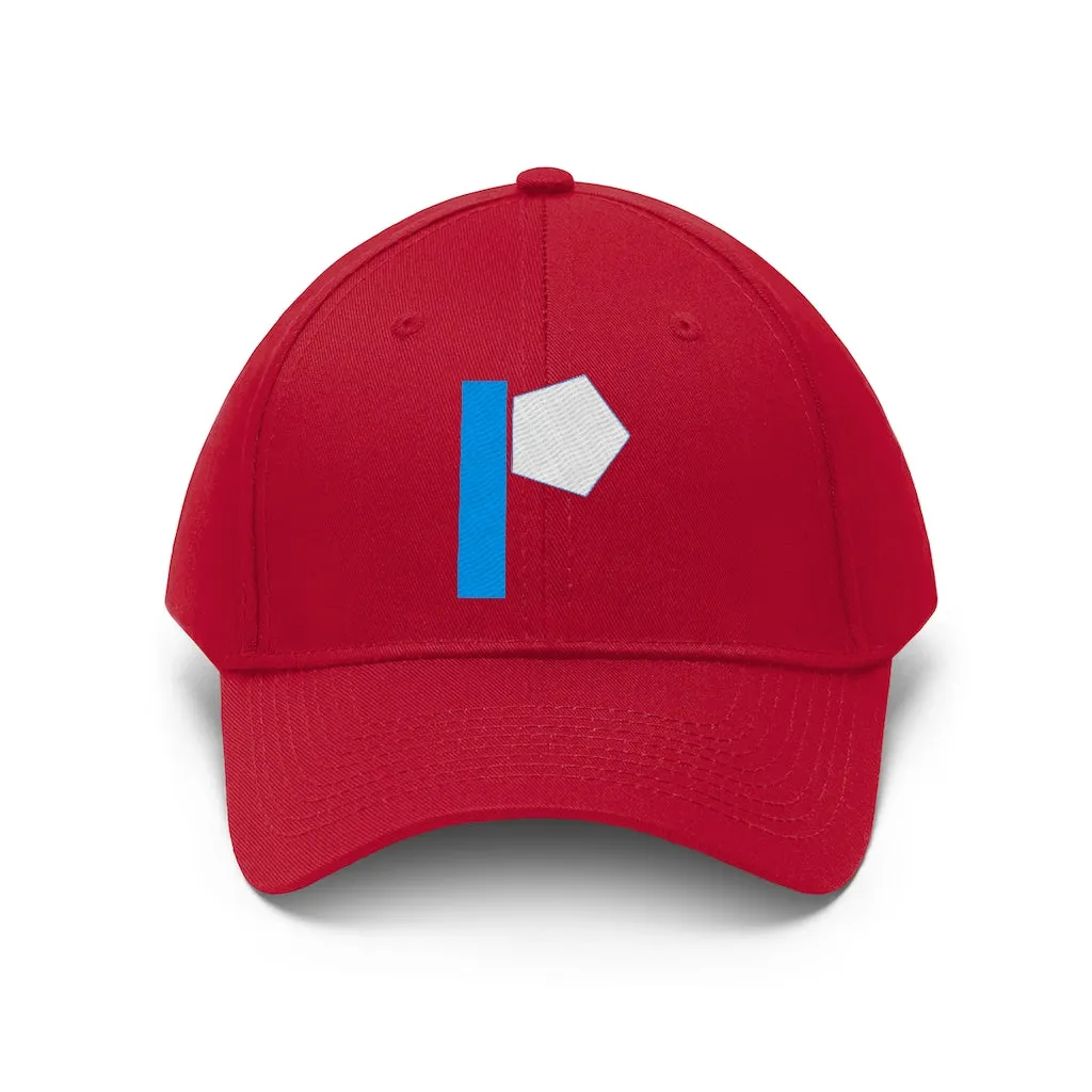 "P" Initial Adult Cap