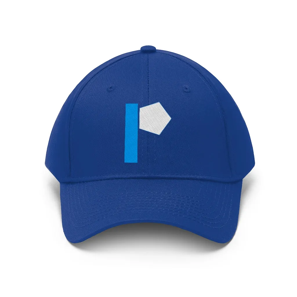 "P" Initial Adult Cap