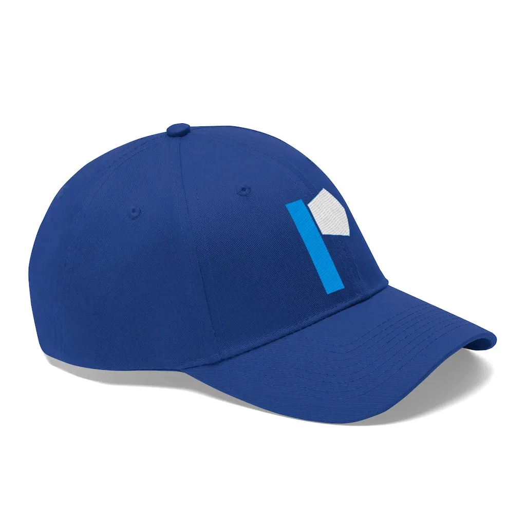 "P" Initial Adult Cap