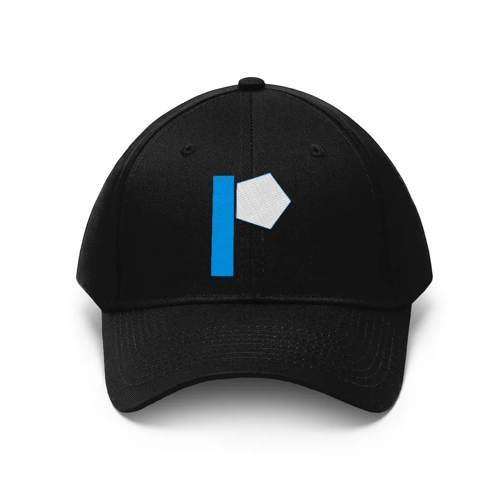 "P" Initial Adult Cap