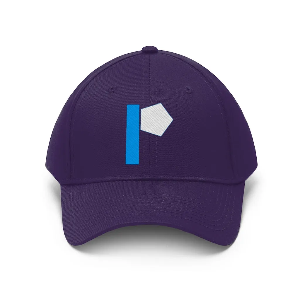 "P" Initial Adult Cap