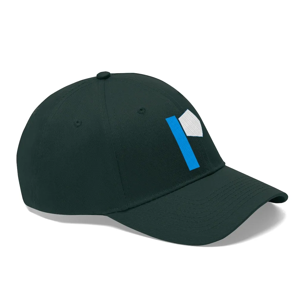 "P" Initial Adult Cap