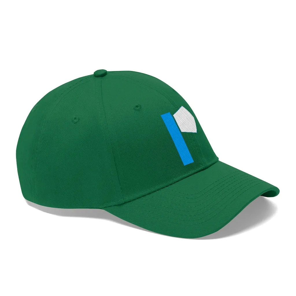 "P" Initial Adult Cap
