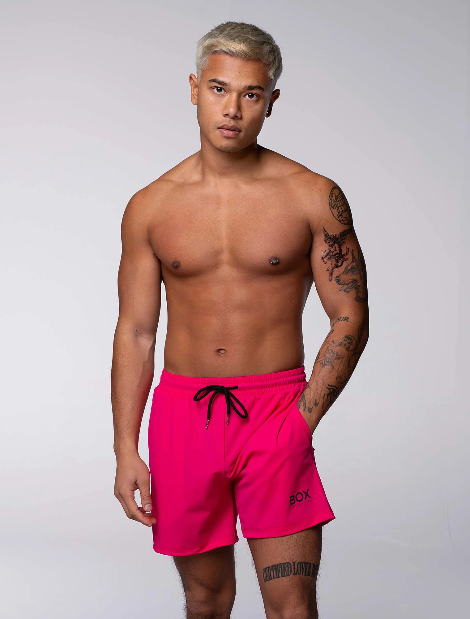 "The Fit" Sports Shorts - Fluorescent Pink