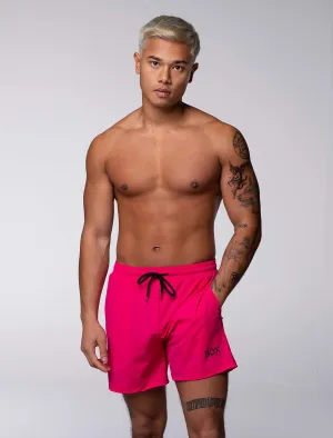 "The Fit" Sports Shorts - Fluorescent Pink