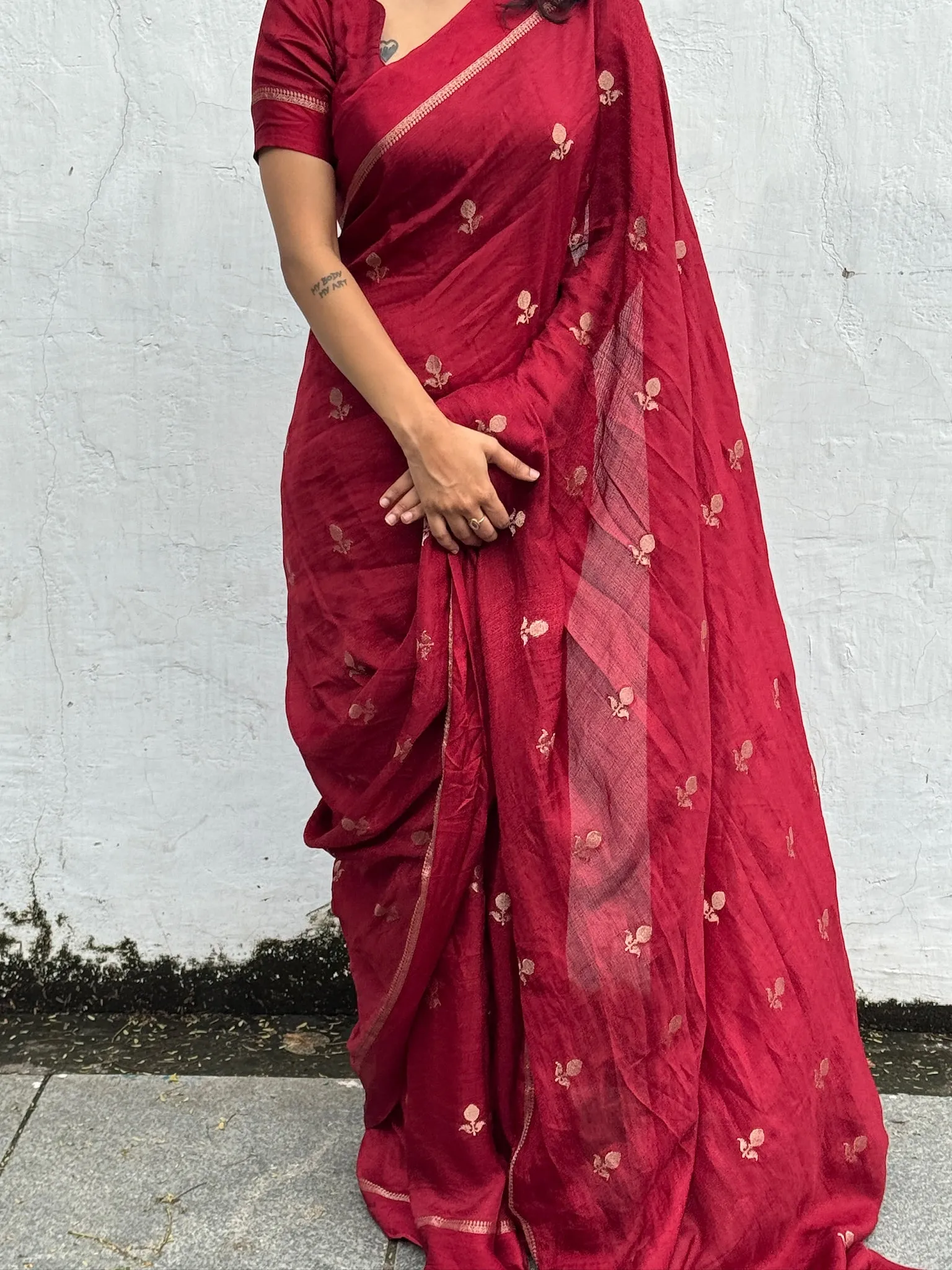 RANI MAROON-PREBOOKING ONLY