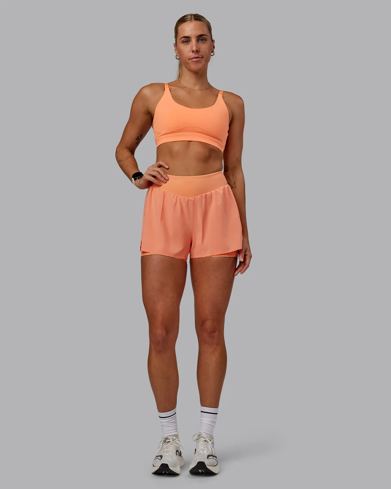 Rapid Sports Bra - Cantaloupe