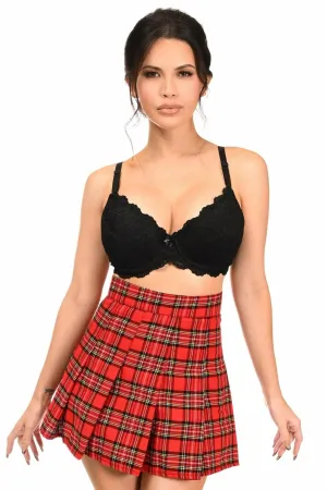 Red Plaid Skirt