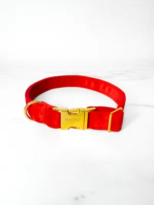 Red Velvet Collar