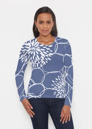 Reflection Navy (11040) ~ Signature Long Sleeve Crew Shirt