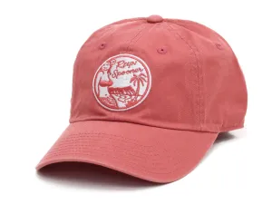 Reyn Spooner Cap THE MAUKA HAT Men's Classic Cotton Twill Hat with Embroidered Patch A000150221 502-A0001 Red