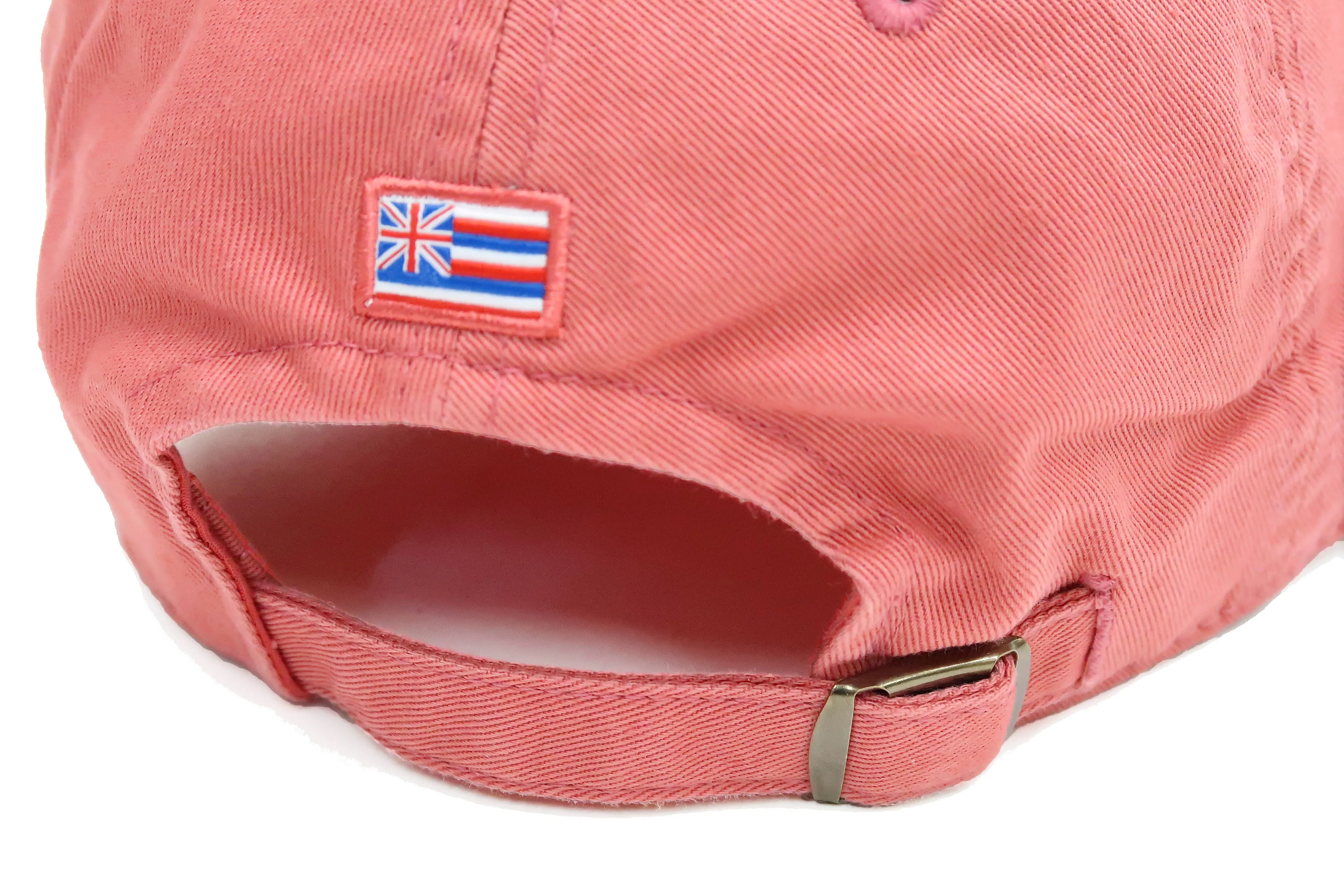 Reyn Spooner Cap THE MAUKA HAT Men's Classic Cotton Twill Hat with Embroidered Patch A000150221 502-A0001 Red