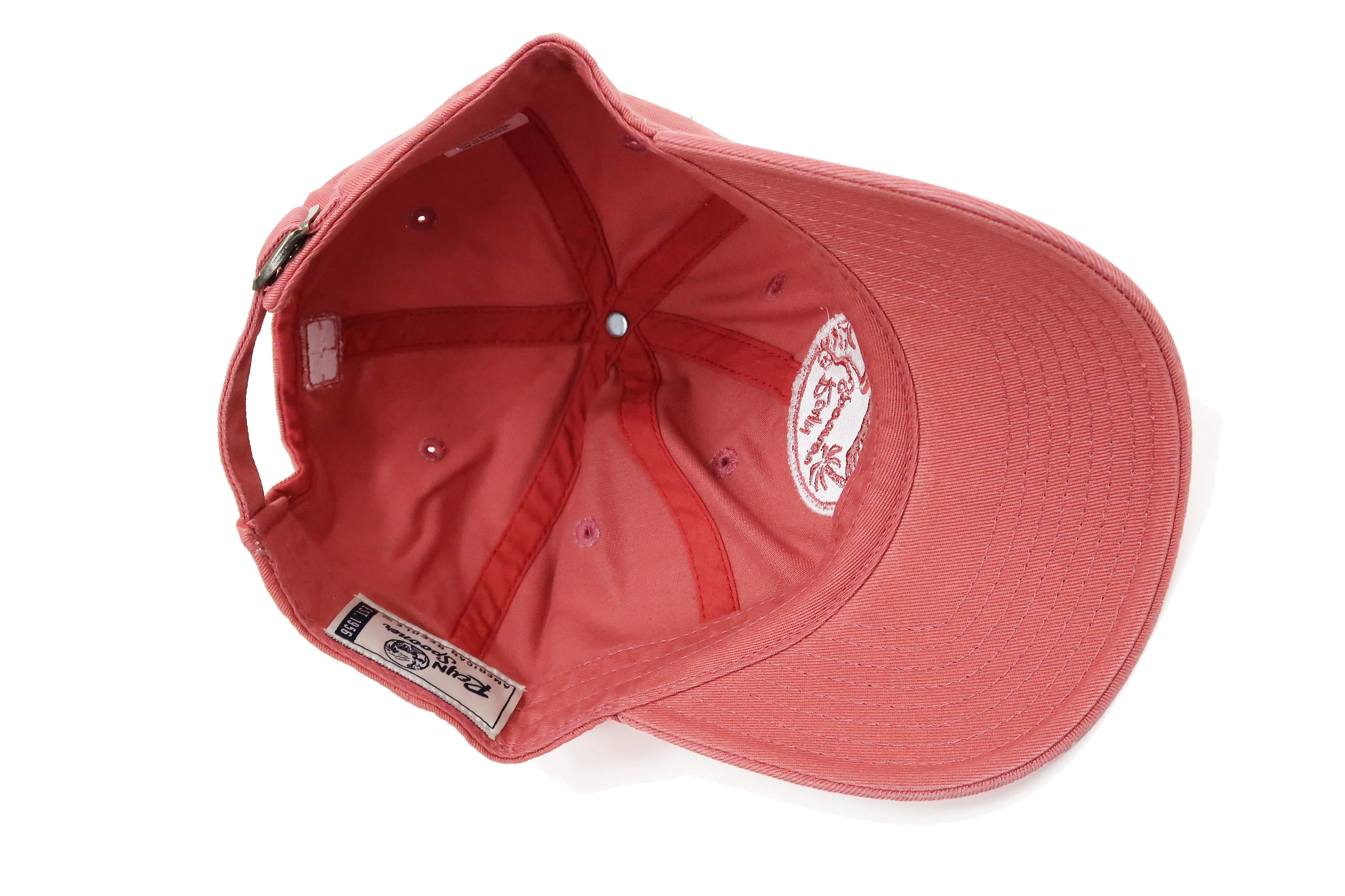 Reyn Spooner Cap THE MAUKA HAT Men's Classic Cotton Twill Hat with Embroidered Patch A000150221 502-A0001 Red