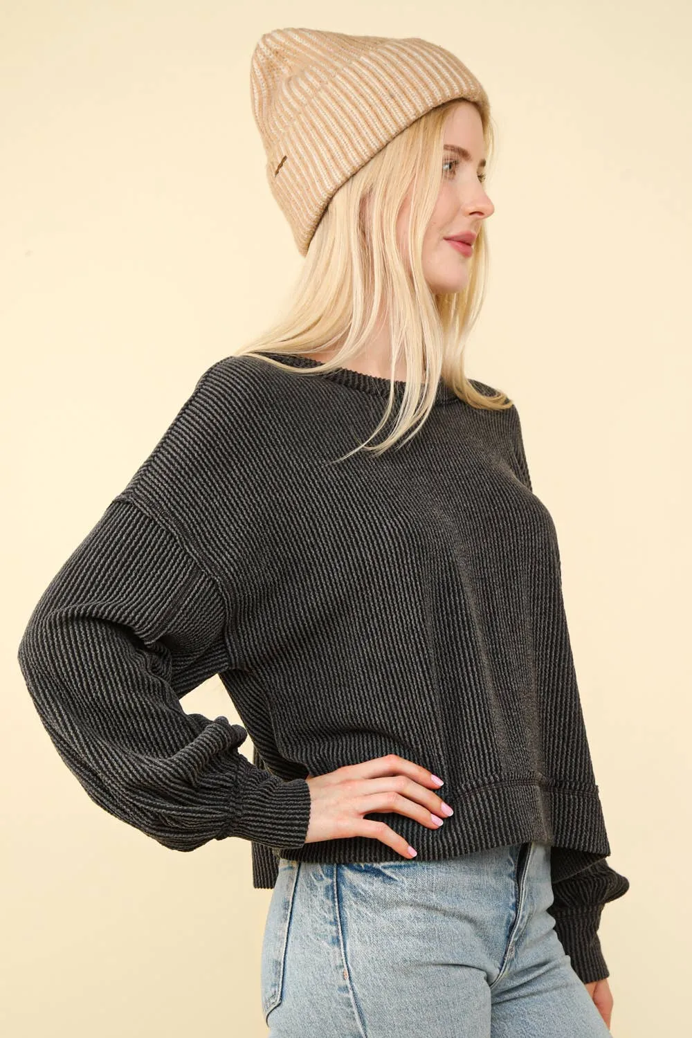 Ribbed Knit Top