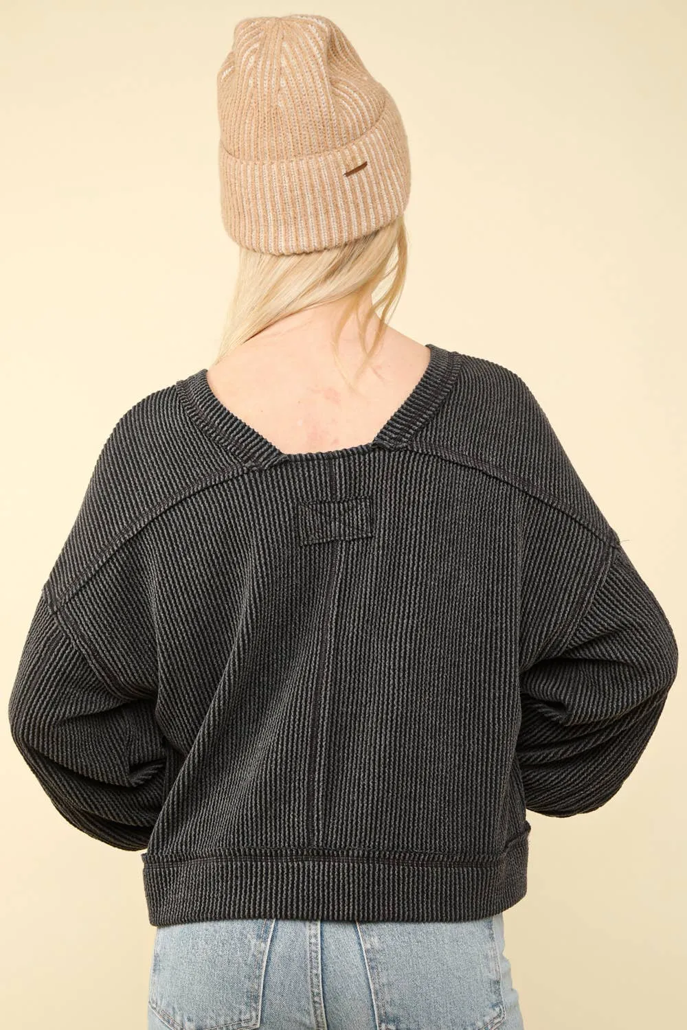 Ribbed Knit Top