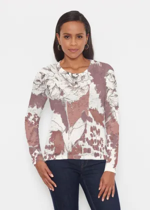 Rusty Rose (8062) ~ Signature Long Sleeve Crew Shirt