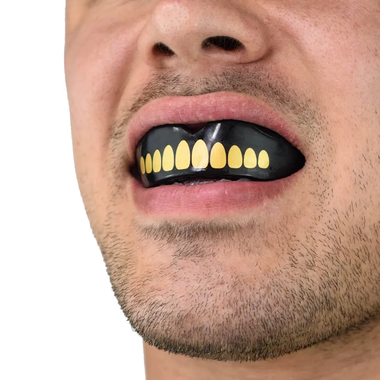 SAFEJAWZ® EXTRO SERIES SELF-FIT GOLDIE MOUTHGUARD.