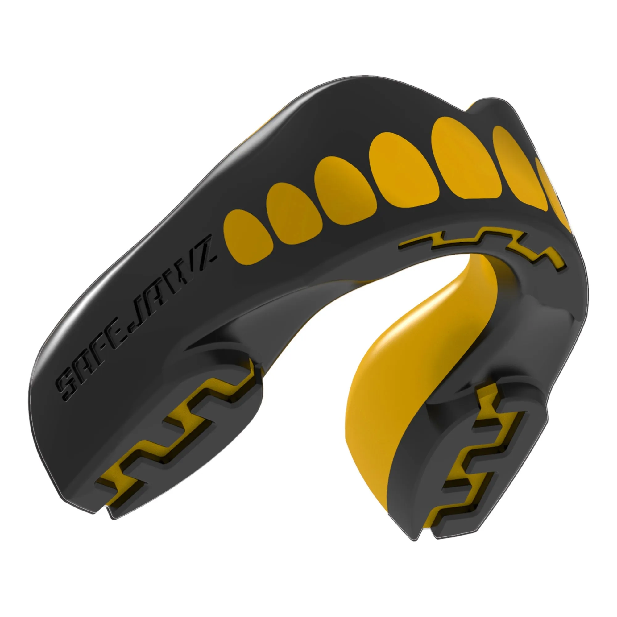 SAFEJAWZ® EXTRO SERIES SELF-FIT GOLDIE MOUTHGUARD.
