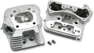 S&S Cycle 106-6059 Performance Cylinder Heads for Evolution Big Twin - Natural Aluminum Finish