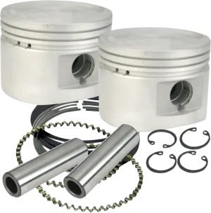 S&S Cycle 920-0015 80in. Piston Kit for Stock or S&S Motor - Standard Bore