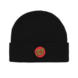Santa Cruz - Classic Dot Patch Youth Beanie Black