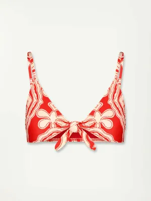 SARA | Tie Front Top