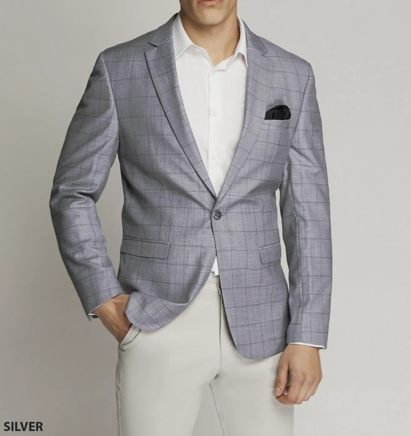 Scuzzatti Check Slim Fit Sports Jacket