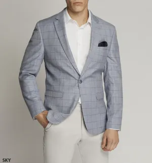 Scuzzatti Check Slim Fit Sports Jacket
