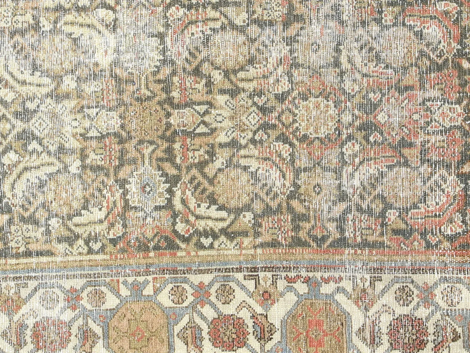 Semi Antique Persian Melayer Runner - 3'1" x 10'