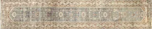 Semi Antique Persian Melayer Runner - 3'3" x 16'9"
