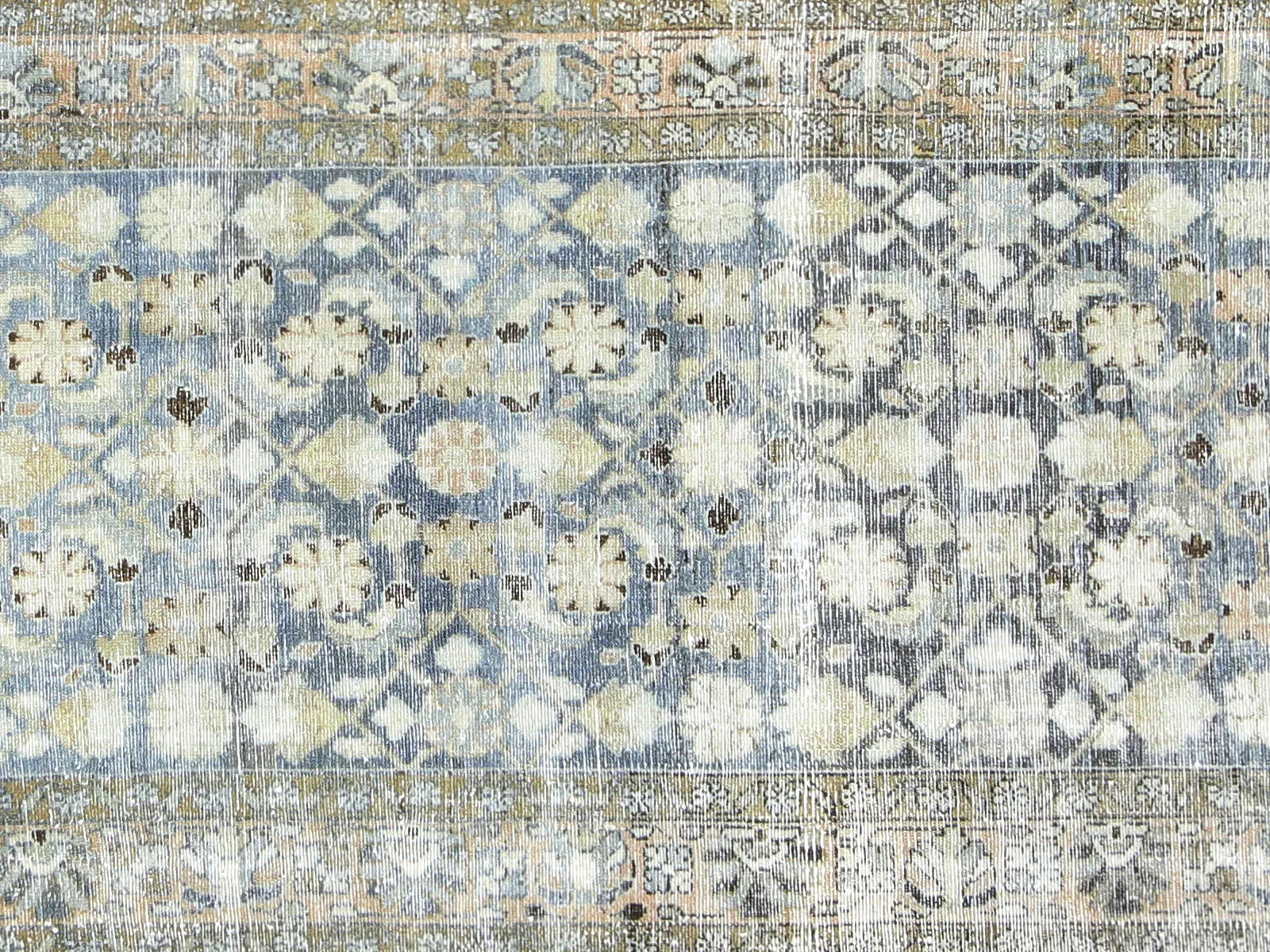 Semi Antique Persian Melayer Runner - 3'6" x 17'