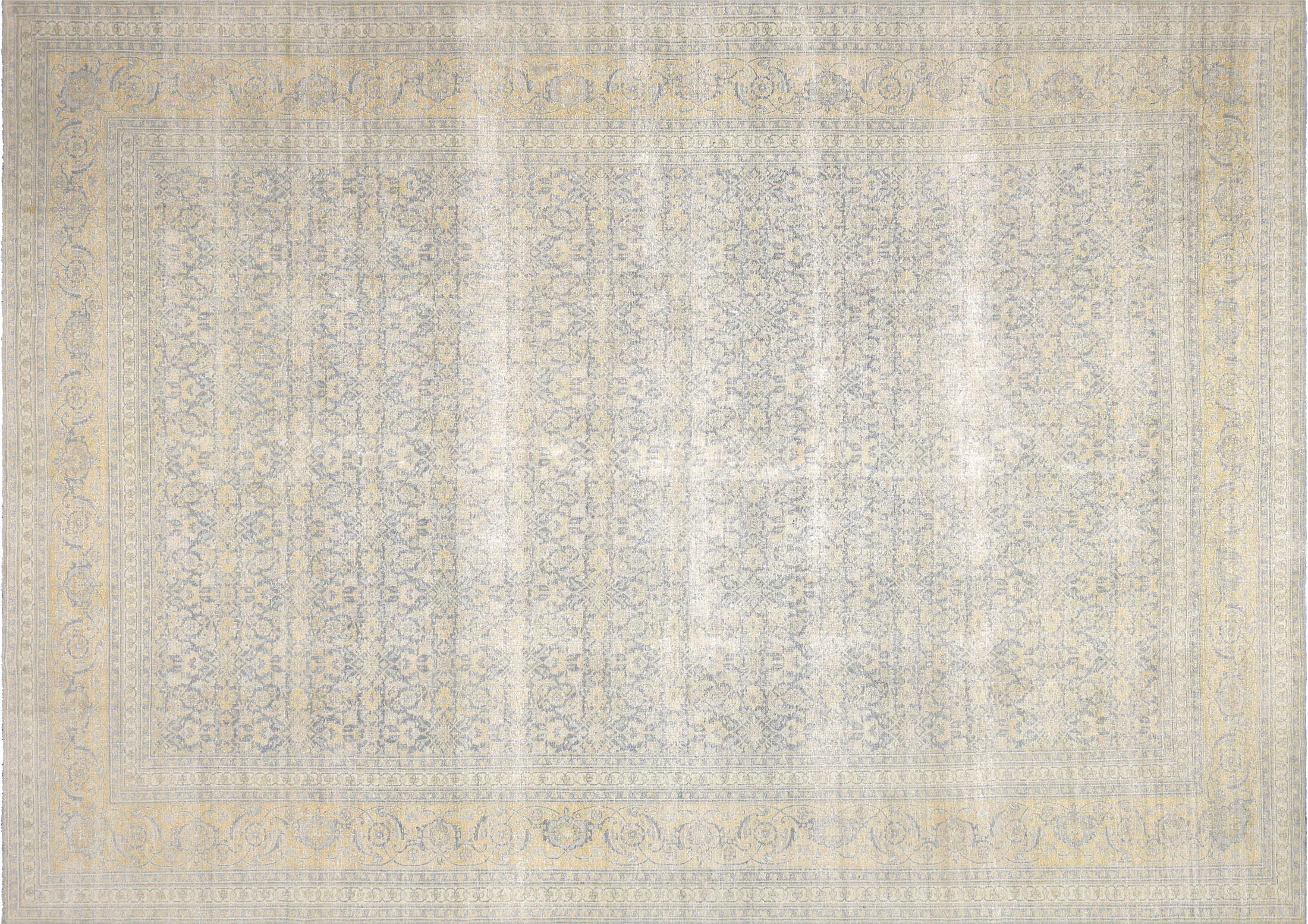 Semi Antique Persian Tabriz Rug - 12'0" x 16'10"
