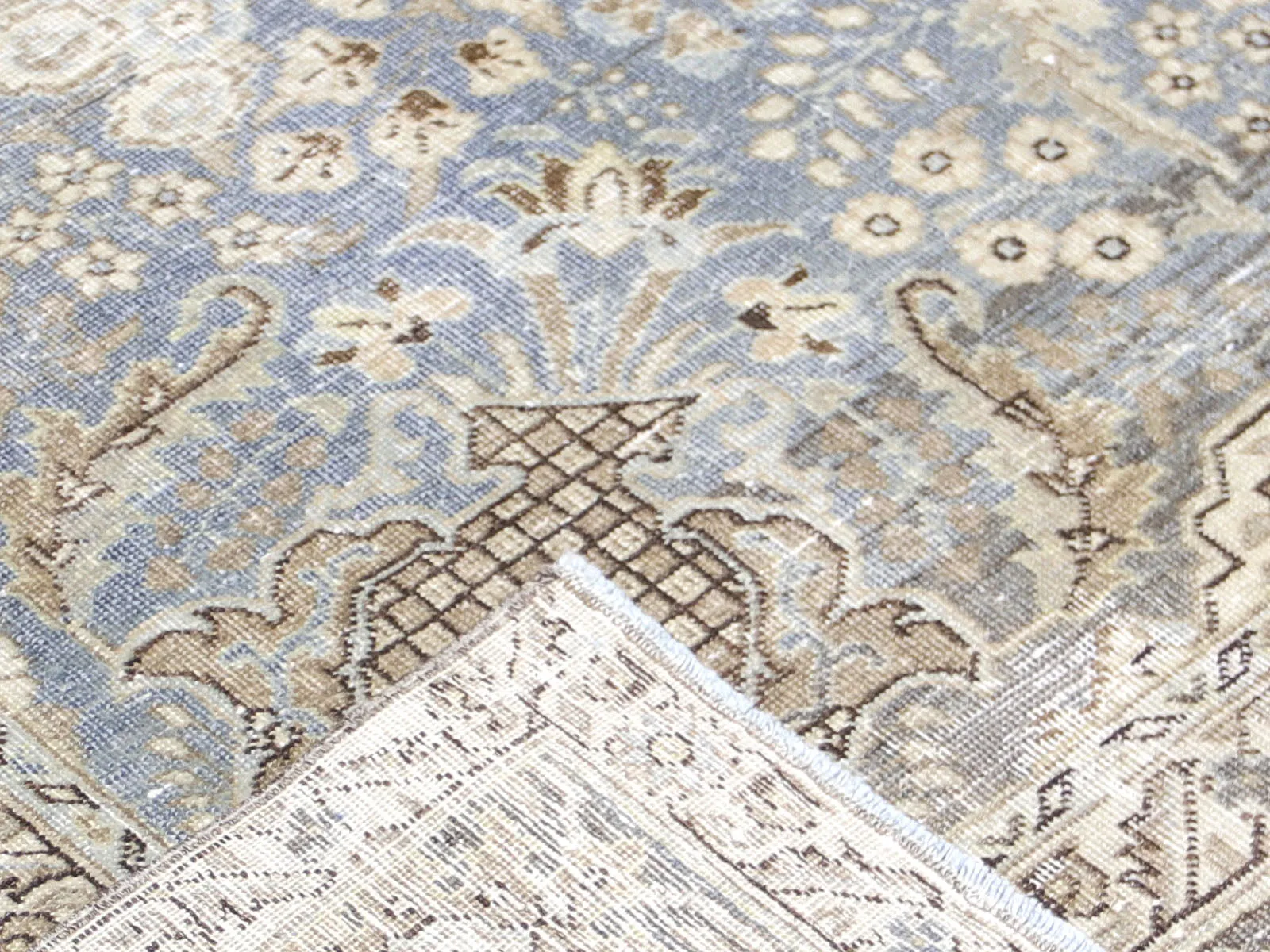 Semi Antique Persian Tabriz Rug - 6'5" x 9'6"