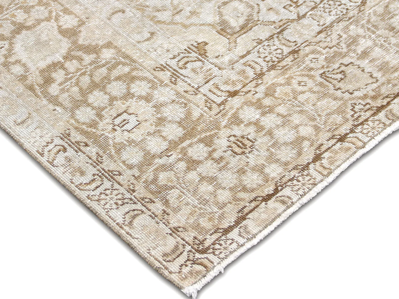 Semi Antique Persian Tabriz Rug - 7'9" x 11'3"