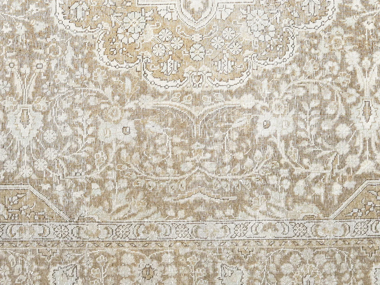 Semi Antique Persian Tabriz Rug - 7'9" x 11'3"