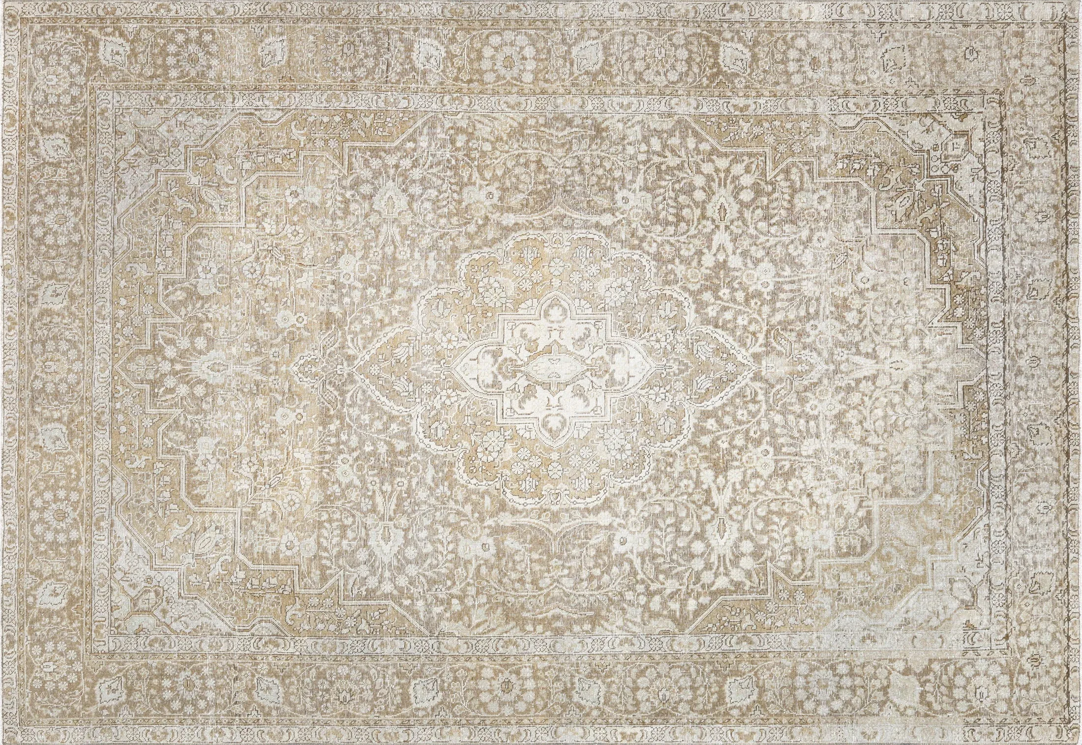 Semi Antique Persian Tabriz Rug - 7'9" x 11'3"