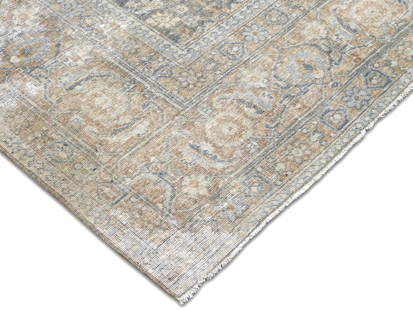 Semi Antique Persian Tabriz Rug - 9'2" x 12'3"