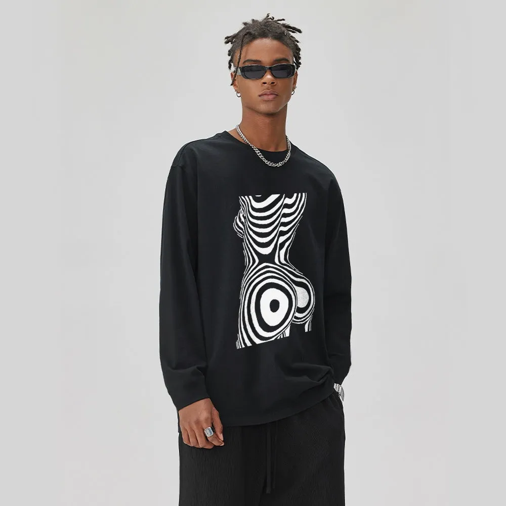 Sexy Portrait Body Sweatshirt