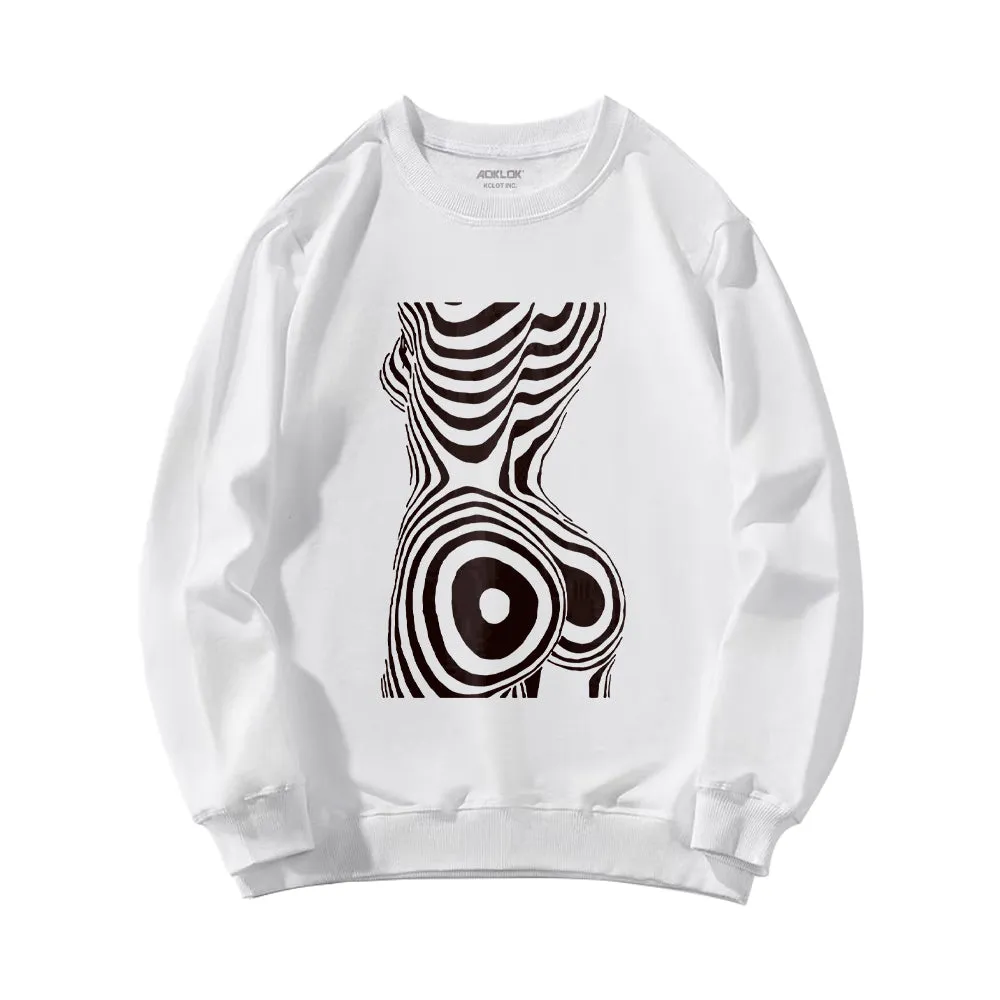 Sexy Portrait Body Sweatshirt