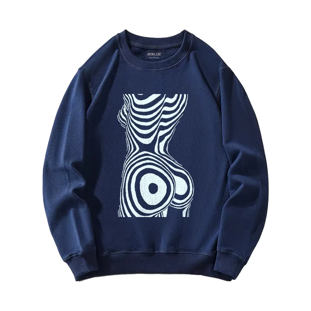 Sexy Portrait Body Sweatshirt