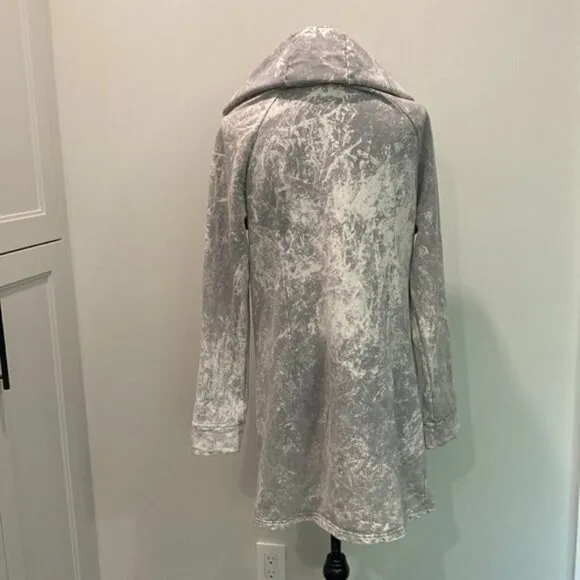 SIGNET Grey Sweatshirt Hoodie Dress Size Medium