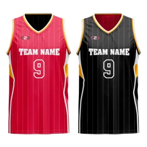 Silver Collection Core V Reversible Basketball Singlet Design Your Own