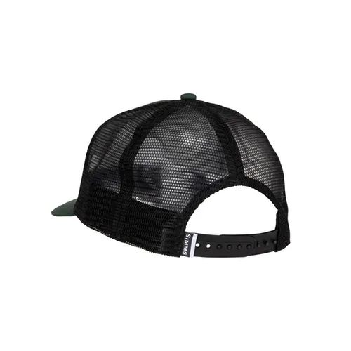 Simms Trout Icon Trucker, Woodland Camo