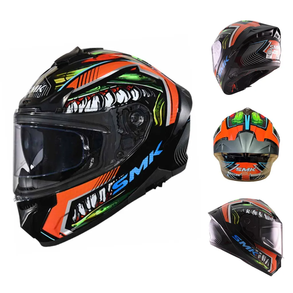 SMK TYPHOON MOTORCYCLE FULL FACE HELMET