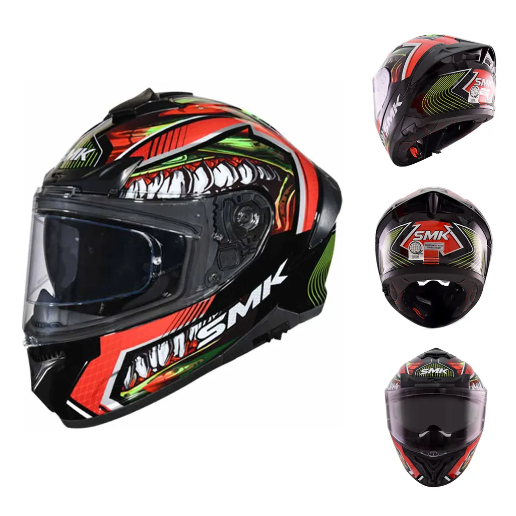 SMK TYPHOON MOTORCYCLE FULL FACE HELMET